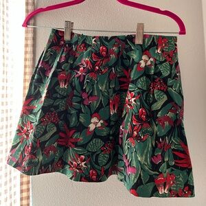 Zara mini skirt, colorful, XS
